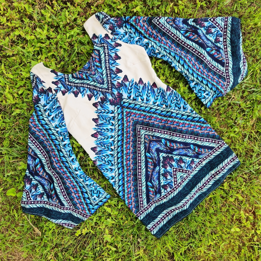 Boho Mini Dress Size S